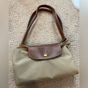 LONGCHAMP Brown/Gold Medium Tote Bag